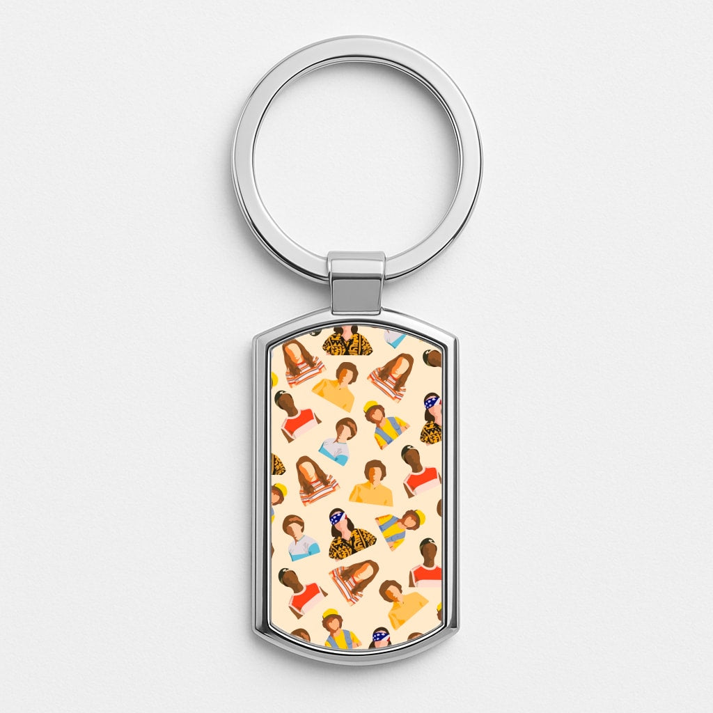 Stranger Pattern Luxury Keyring