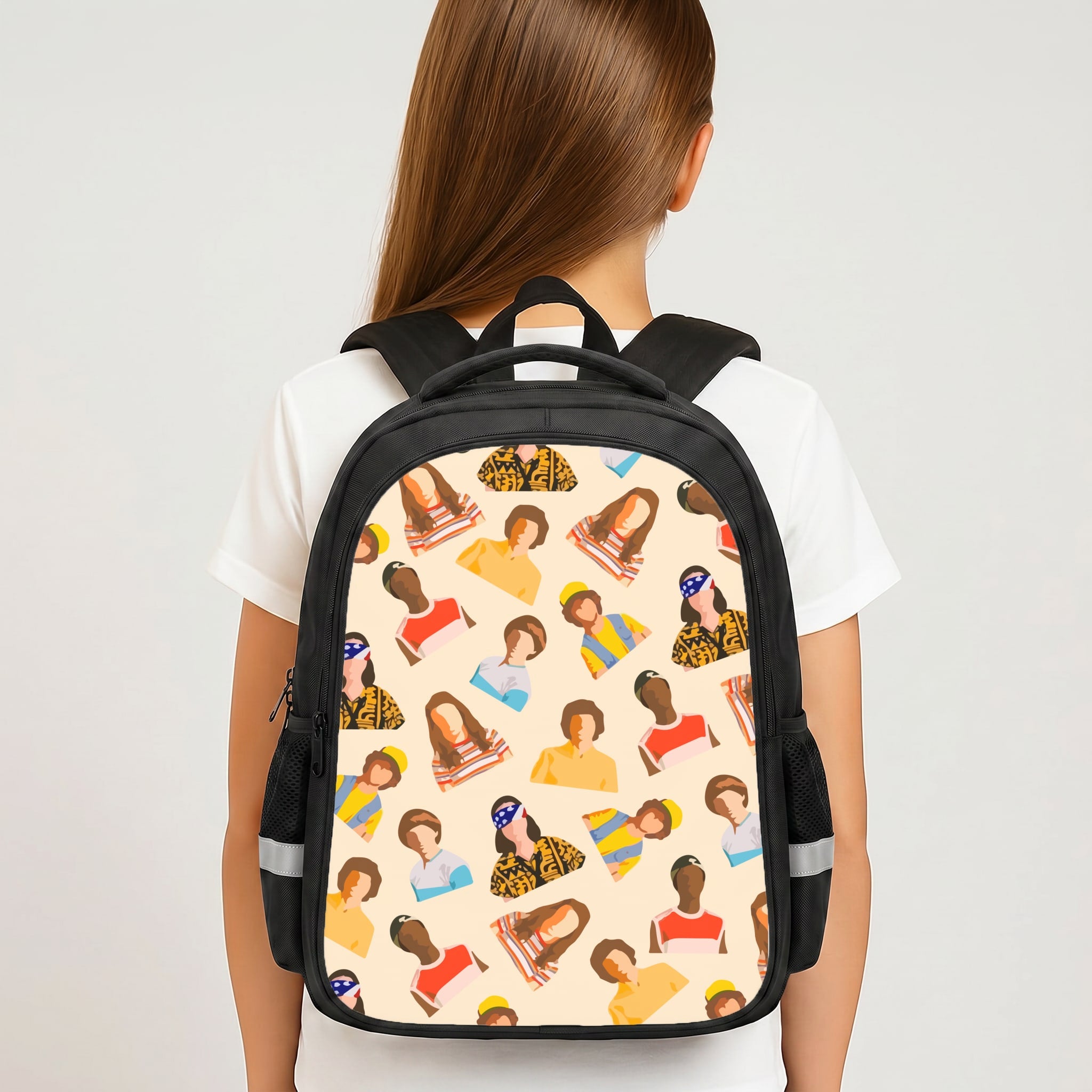 Stranger Pattern Backpack