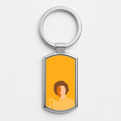 Faceless Mike - Stranger Things Silver Keyring