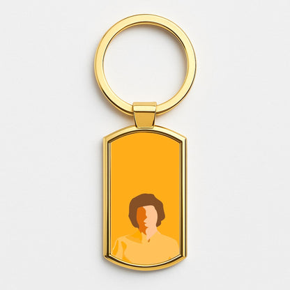 Faceless Mike - Stranger Things Gold Keyring