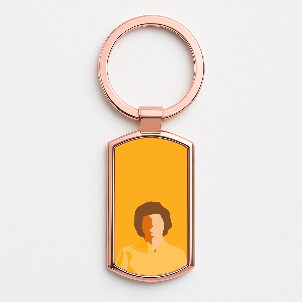 Faceless Mike - Stranger Things Rose Gold Keyring