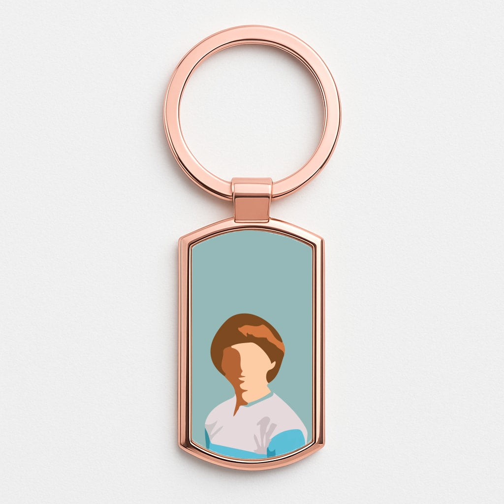 Faceless Will - Stranger Things Rose Gold Keyring