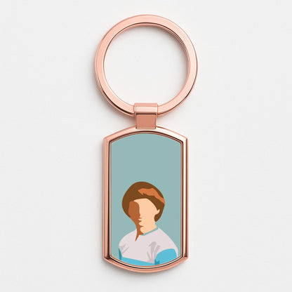 Faceless Will - Stranger Things Rose Gold Keyring