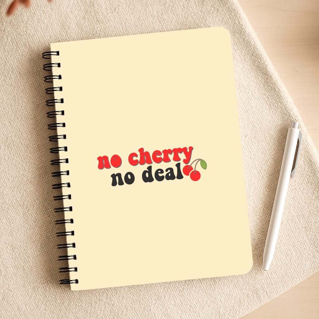 No Cherry No Deal Notepad