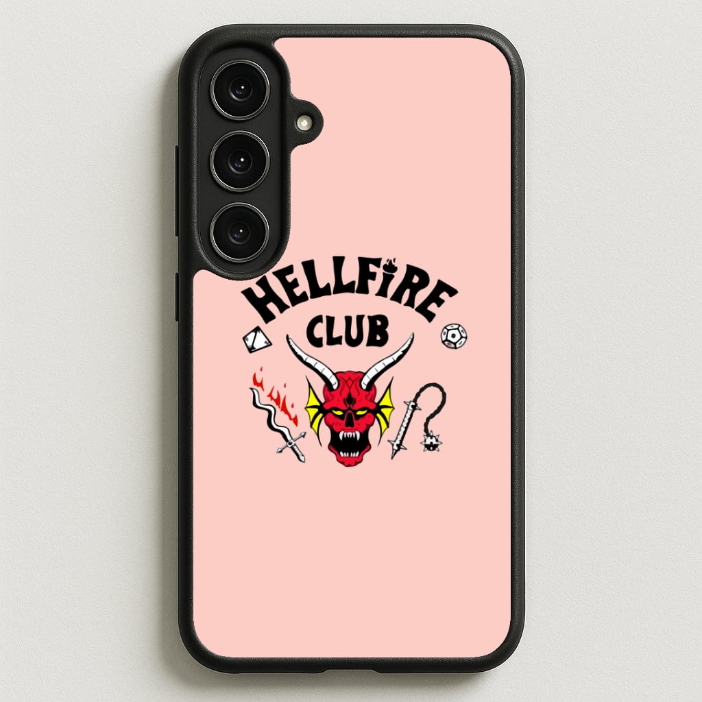Hellfire Club Logo Phone Case for Galaxy S25FE
