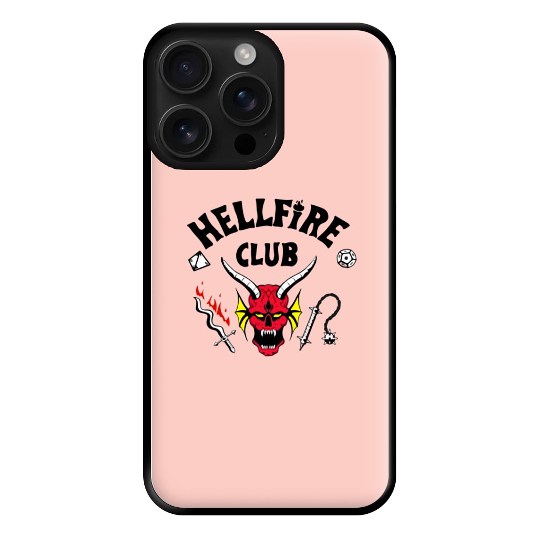 Hellfire Club Logo Phone Case for iPhone 16 Pro Max