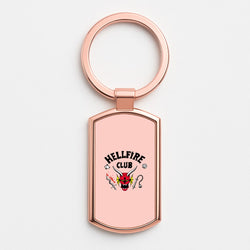 Hellfire Club Logo Rose Gold Keyring