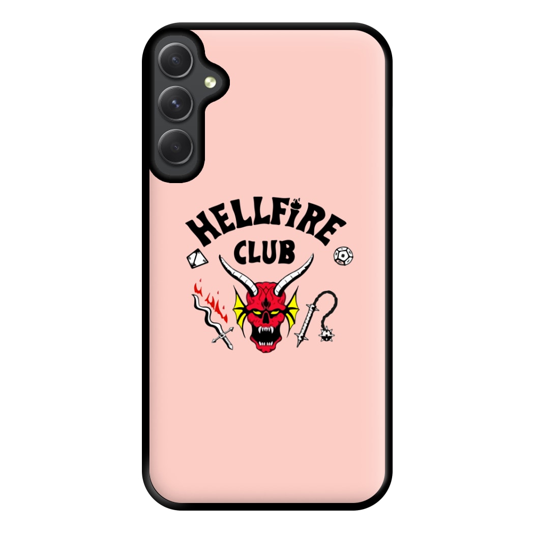 Hellfire Club Logo Phone Case for Galaxy A14