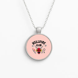 Hellfire Club Logo Circle Necklace