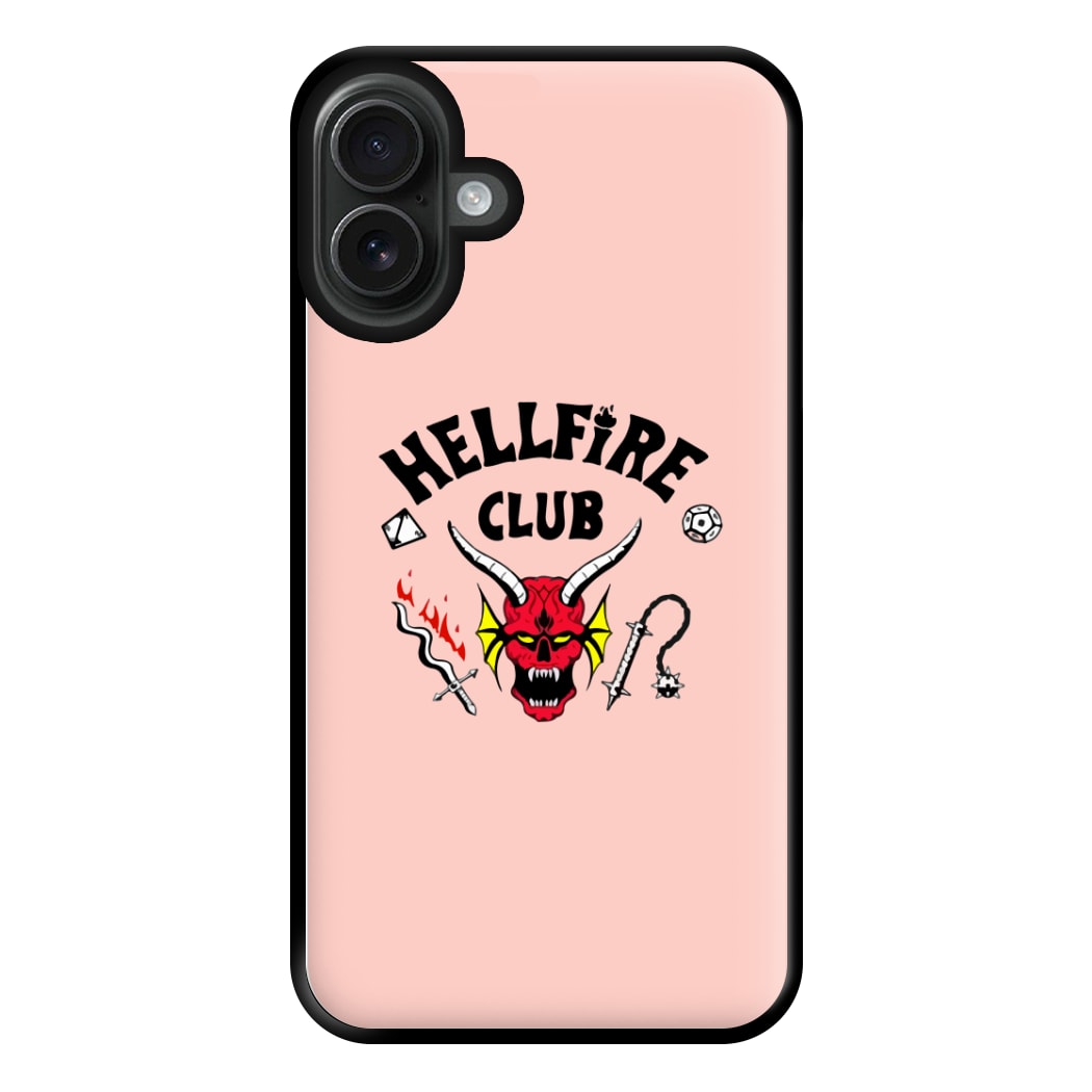 Hellfire Club Logo Phone Case for iPhone 16 Plus