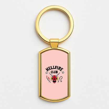 Hellfire Club Logo Gold Keyring