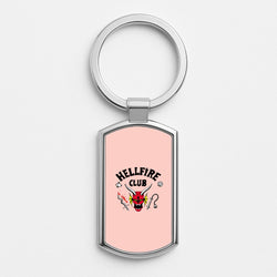 Hellfire Club Logo Silver Keyring