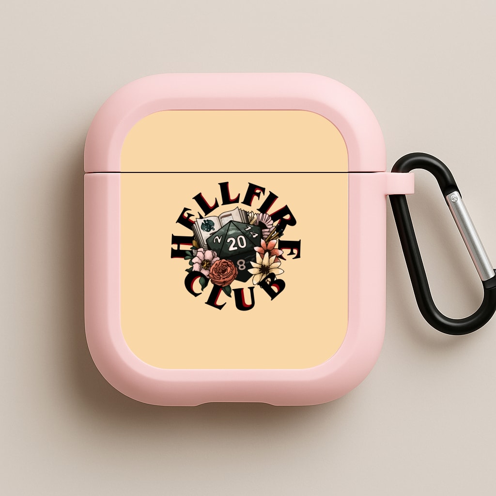 Hellfire Club Pink AirPods Case
