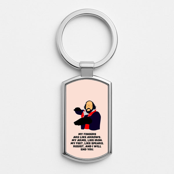 Murray Quote Silver Keyring