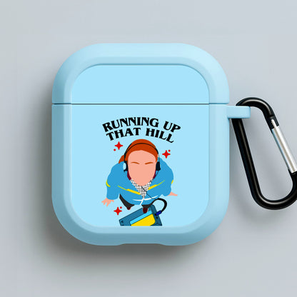 Running Up That Hill Blue AirPods Case