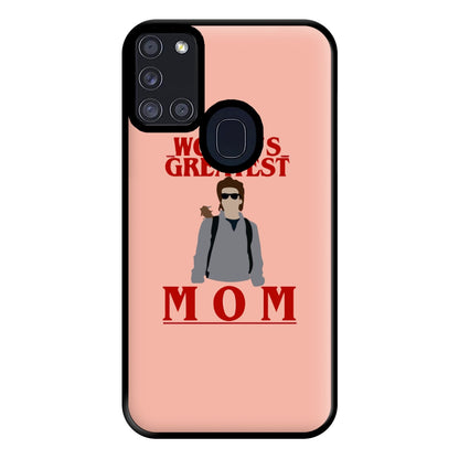 World's Greatest Mom Phone Case for Galaxy A21s