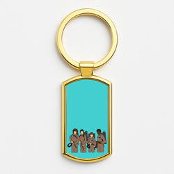 Ghost Busters Costumes Gold Keyring