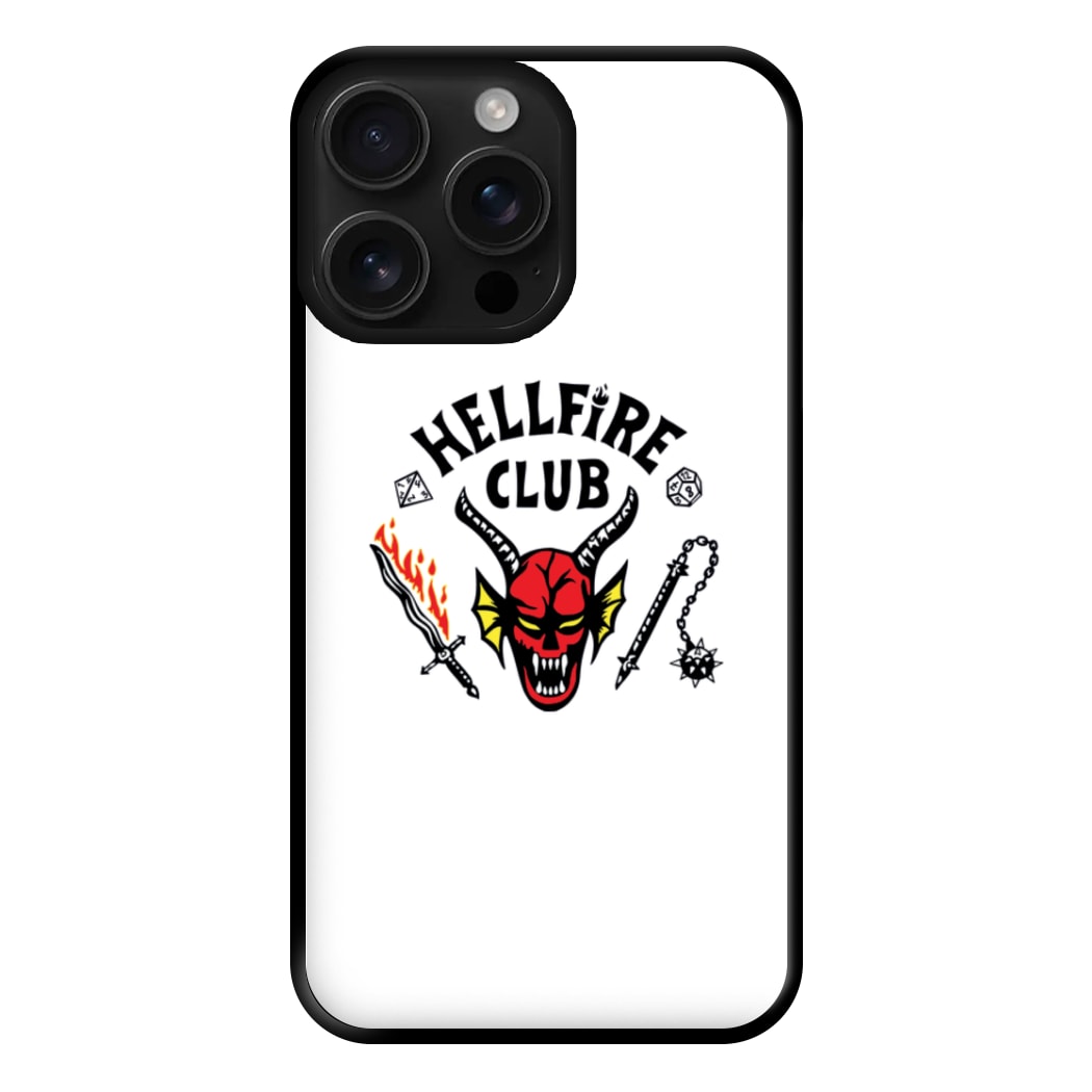 Hellfire Logo - White Phone Case