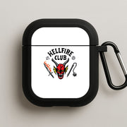 Hellfire Logo - White AirPods Case 1