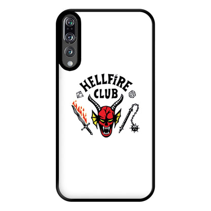 Hellfire Logo - White Phone Case for Huawei P20 Pro