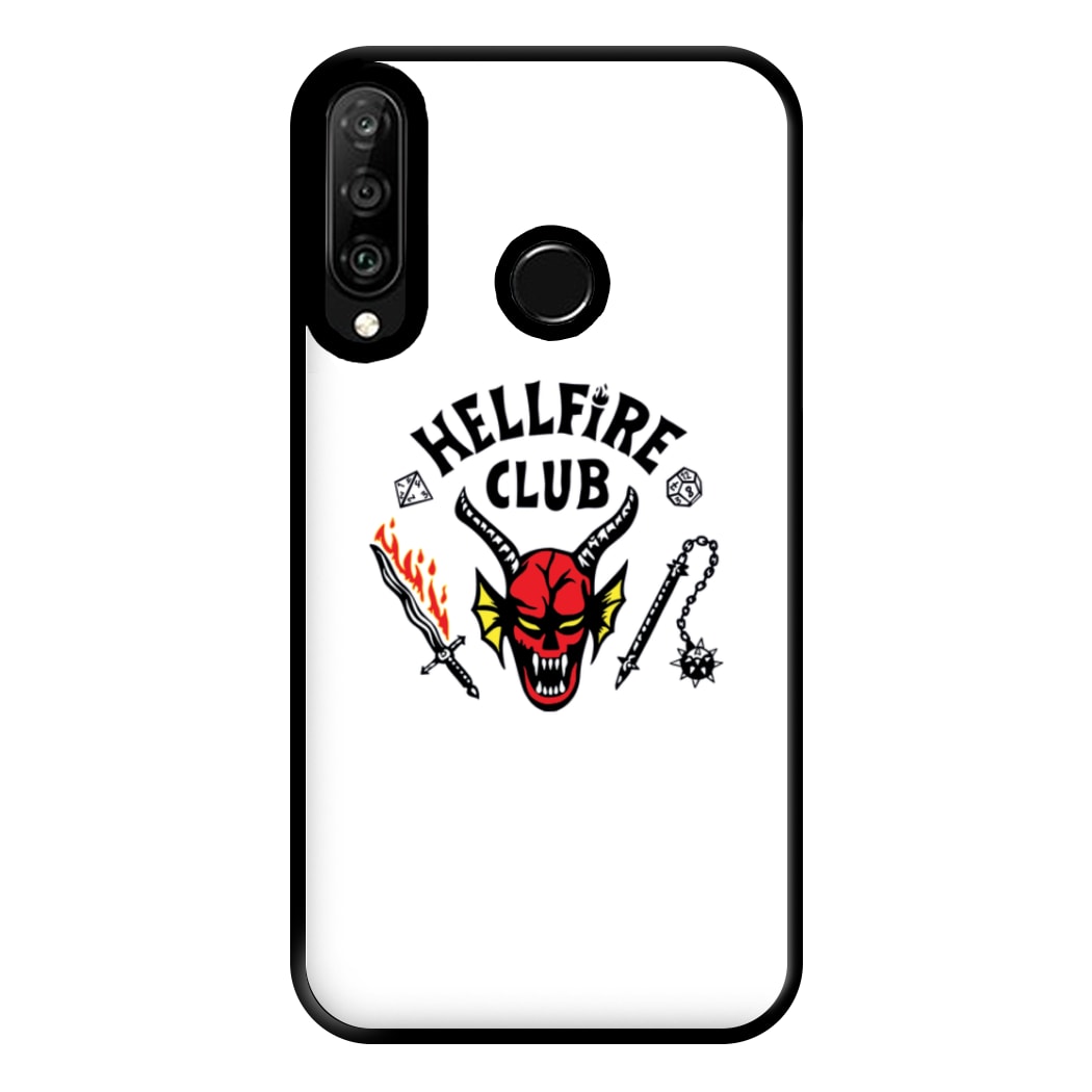 Hellfire Logo - White Phone Case for Huawei P30 Lite