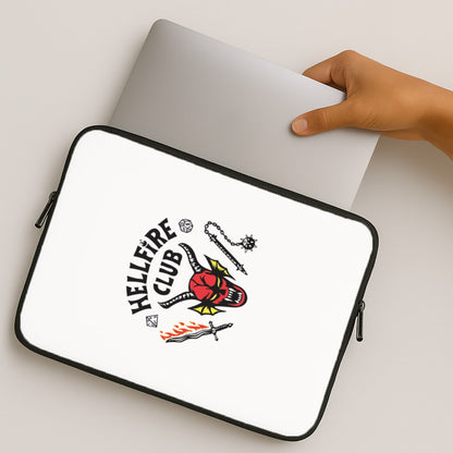 Hellfire Logo - White MacBook Case