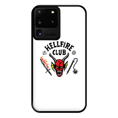 Hellfire Logo - White Phone Case for Galaxy S20 Ultra