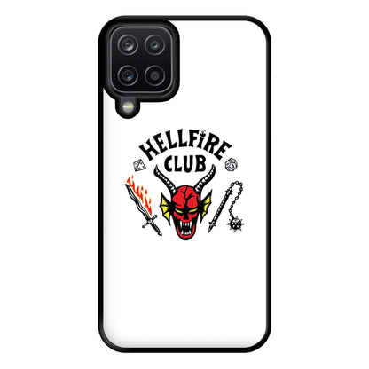 Hellfire Logo - White Phone Case for Galaxy A12