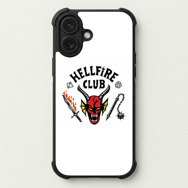 Hellfire Logo - White Phone Case — Bumper case