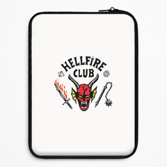 Hellfire Logo - White Laptop Sleeve