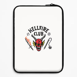 Hellfire Logo - White Universal Laptop Sleeve