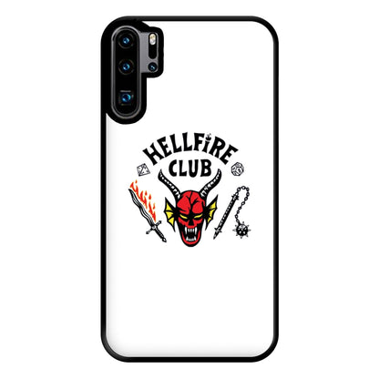 Hellfire Logo - White Phone Case for Huawei P30 Pro