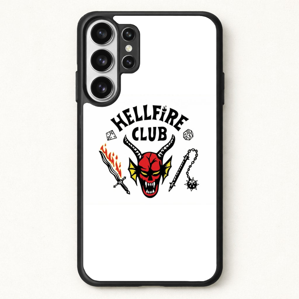 Hellfire Logo - White Phone Case for Galaxy S26 Ultra