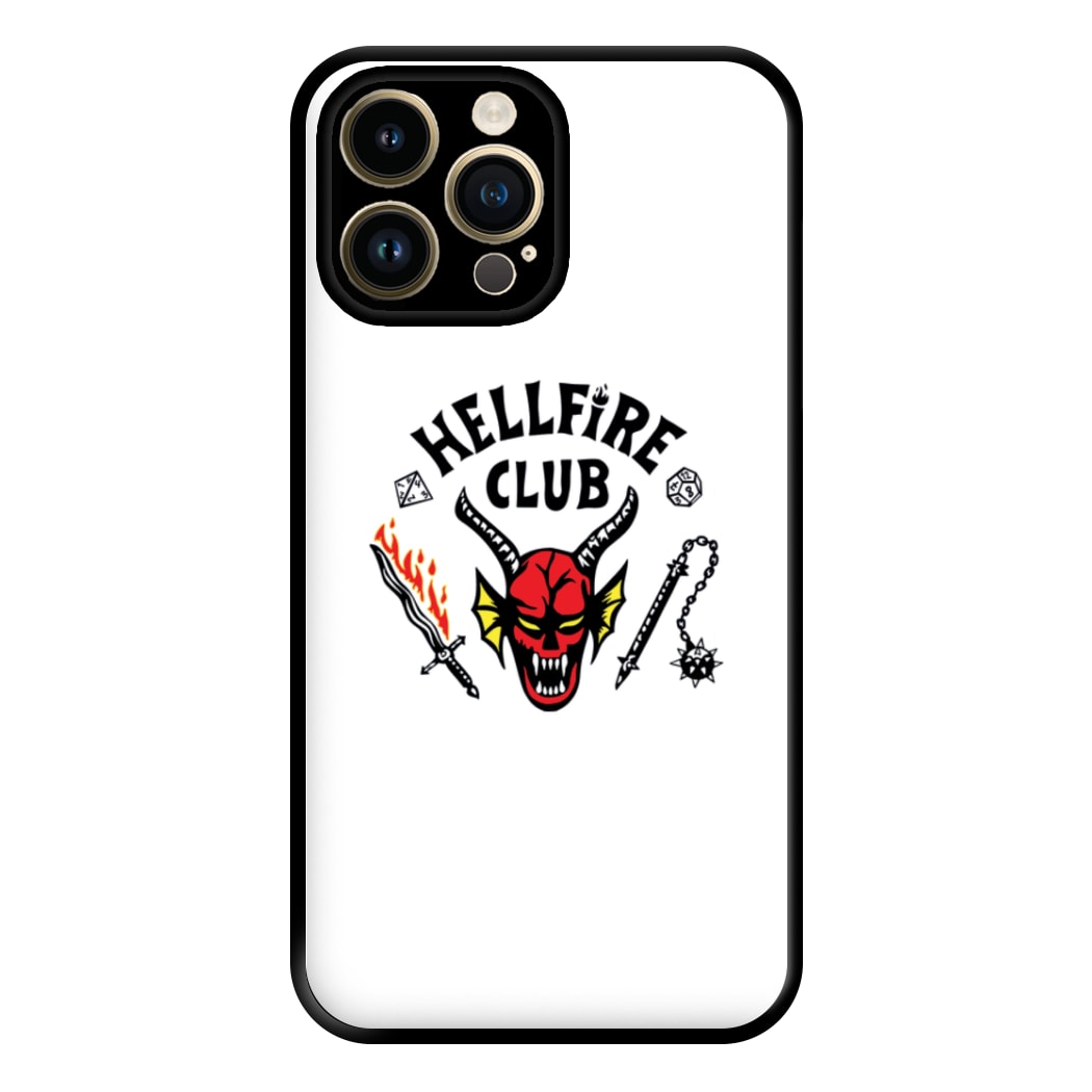 Hellfire Logo - White Phone Case for iPhone 14 Pro Max