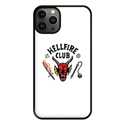 Hellfire Logo - White Phone Case for iPhone 13