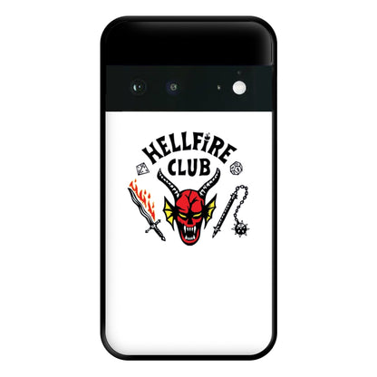 Hellfire Logo - White Phone Case for Google Pixel 6a