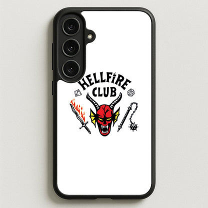 Hellfire Logo - White Phone Case for Galaxy S25FE