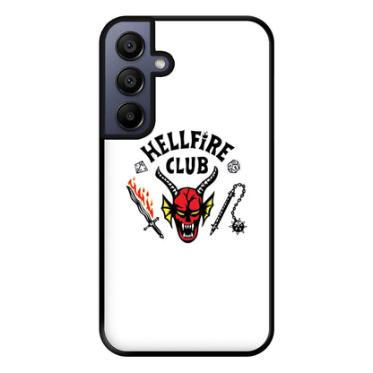 Hellfire Logo - White Phone Case for Galaxy A15