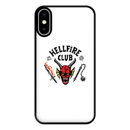 Hellfire Logo - White Phone Case for iPhone XS Max