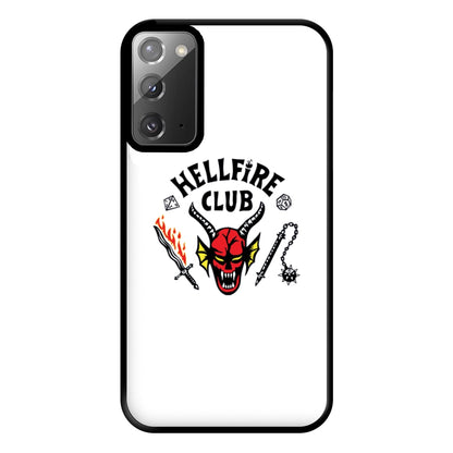 Hellfire Logo - White Phone Case for Galaxy Note 20 Ultra