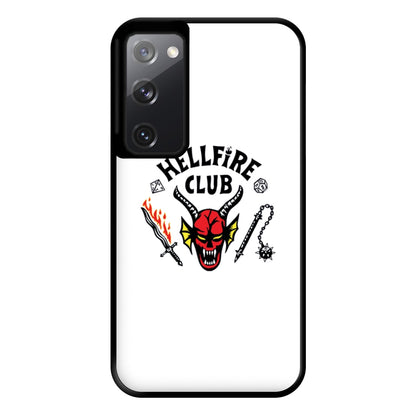 Hellfire Logo - White Phone Case for Galaxy S20FE