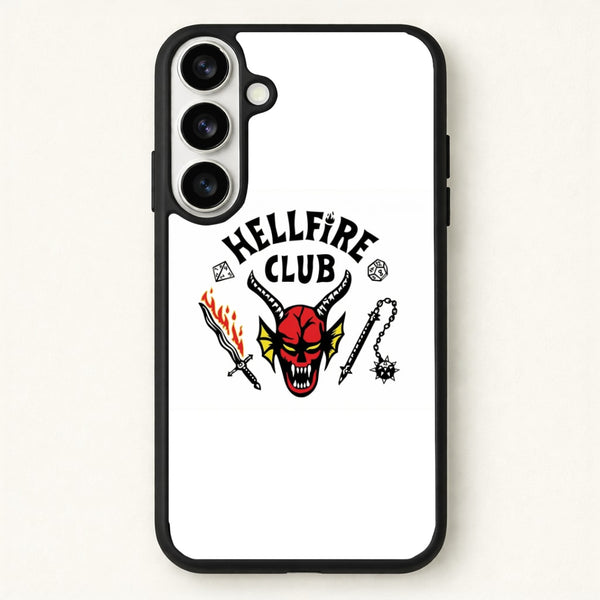 Hellfire Logo - White Phone Case for Galaxy S26 Plus