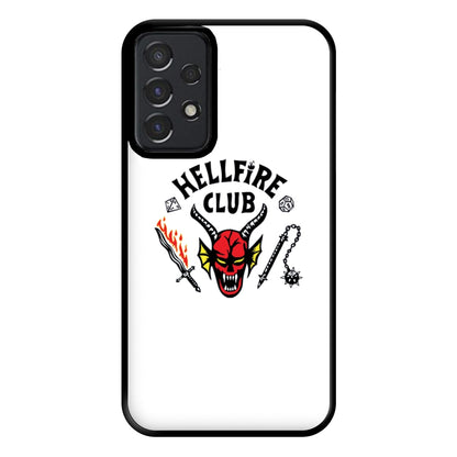 Hellfire Logo - White Phone Case for Galaxy A52 / A52s