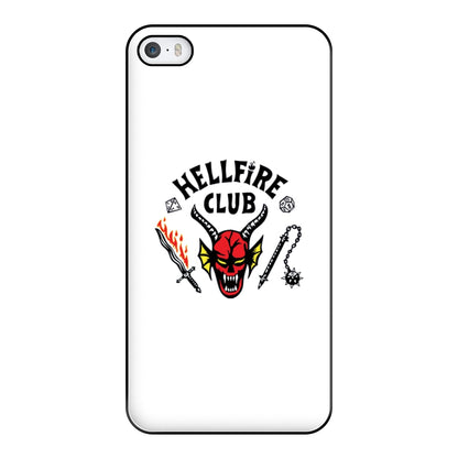 Hellfire Logo - White Phone Case for iPhone 5 / 5s / SE 2016