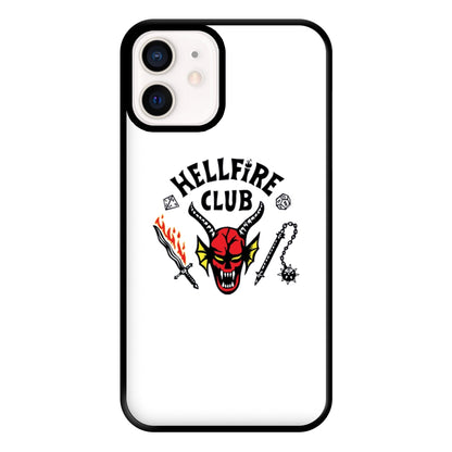 Hellfire Logo - White Phone Case for iPhone 12 Mini