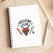 Hellfire Logo - White Notebook 3