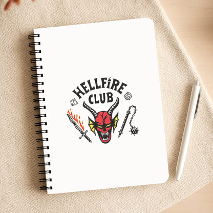 Hellfire Logo - White Notepad