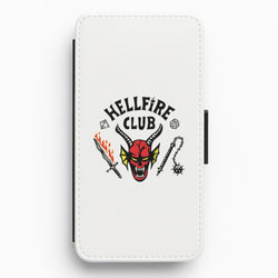 Hellfire Logo - White Flip / Wallet Phone Case