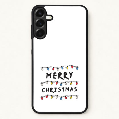 Merry Christmas String Lights Phone Case for Galaxy A37