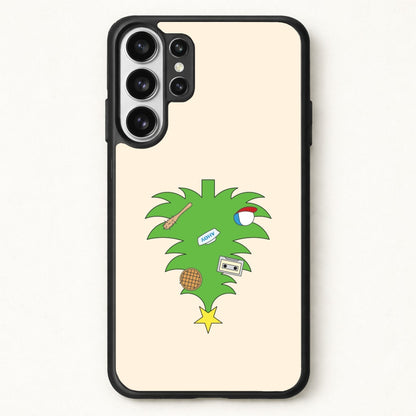 Upside Down Christmas Tree Phone Case for Galaxy S26 Ultra